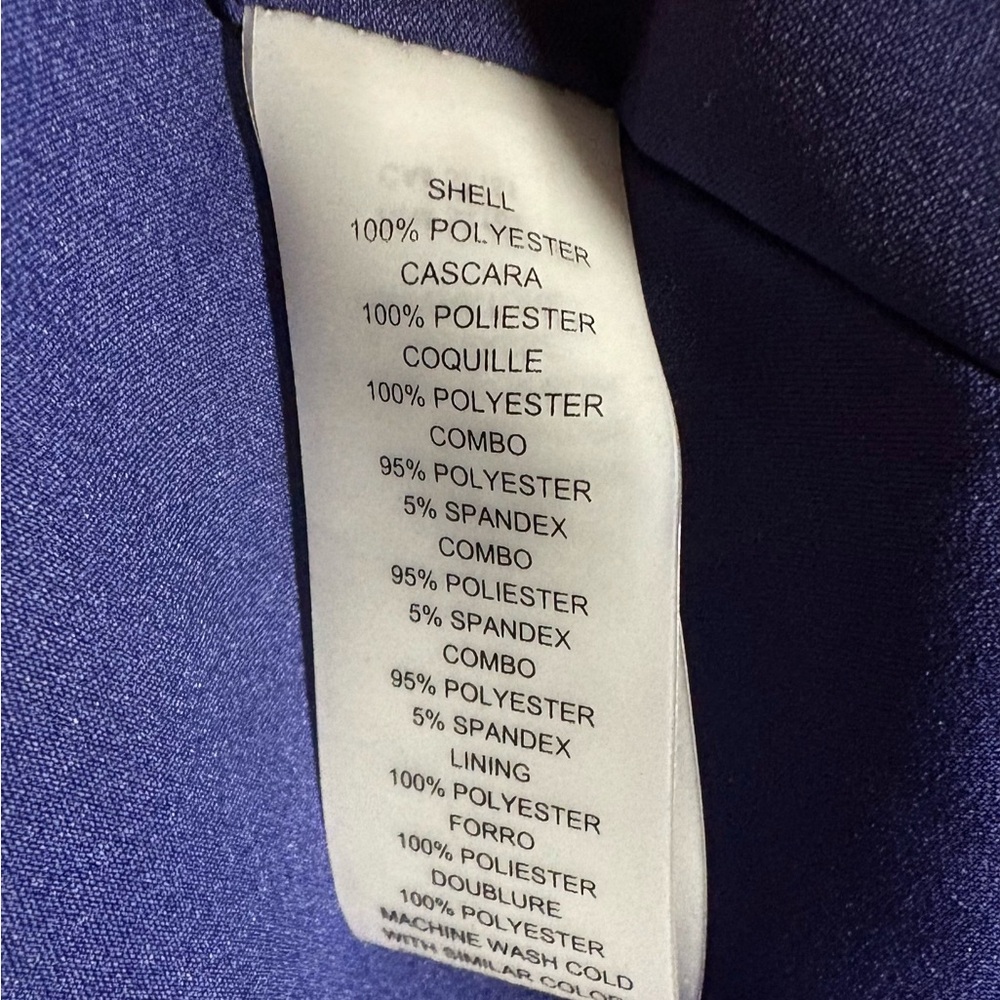 VINCE CAMUTO Maxi Dress | Navy Floral | Size 8 |NEW with Tags - Picture 7 of 7